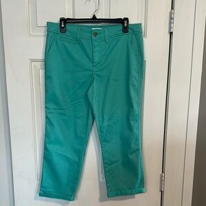 Market & Spruce seafoam green Capri size 10